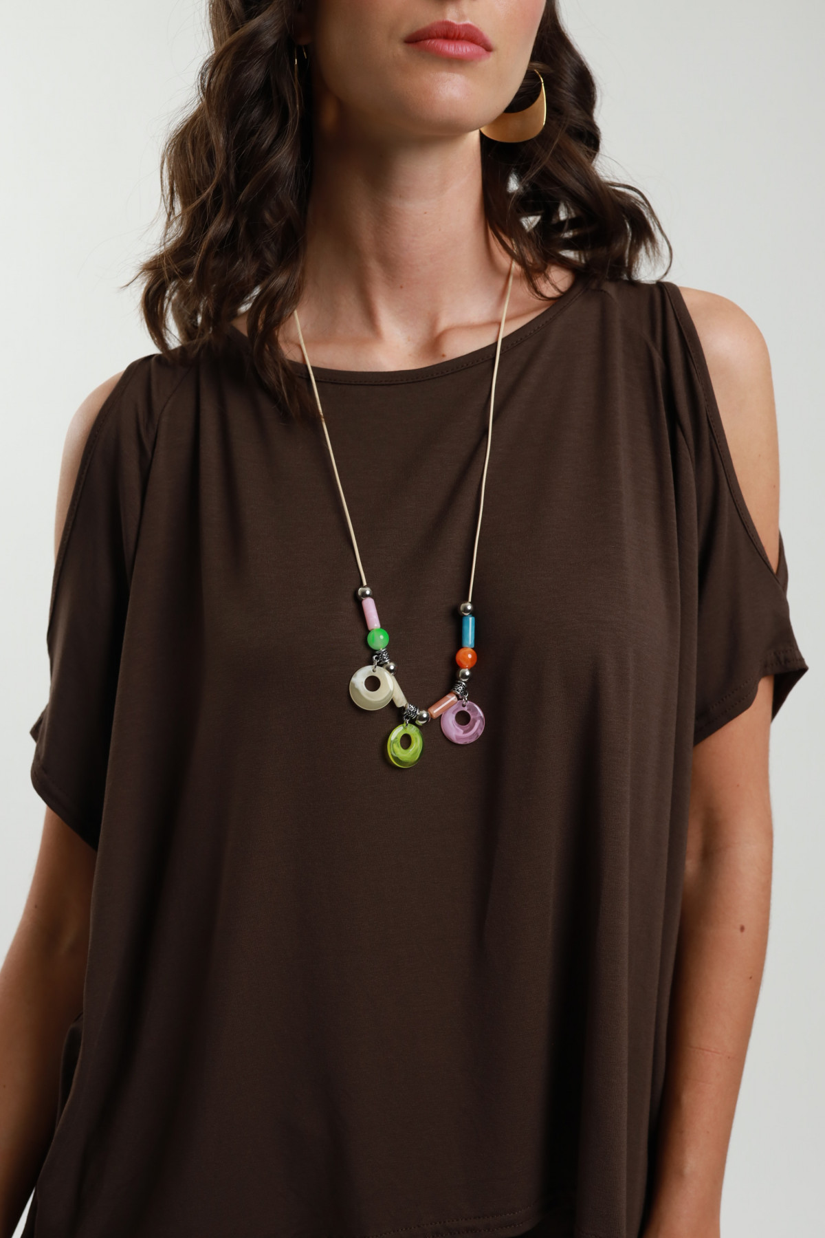 CutOut Shirt and Necklace