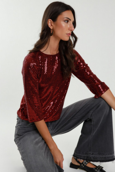 Flat Sequin T-shirt