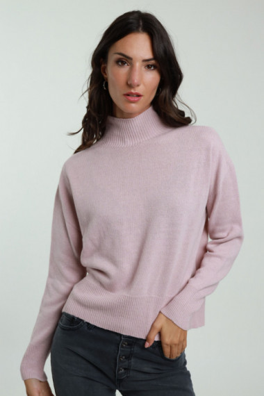 Crew Neck Turtleneck