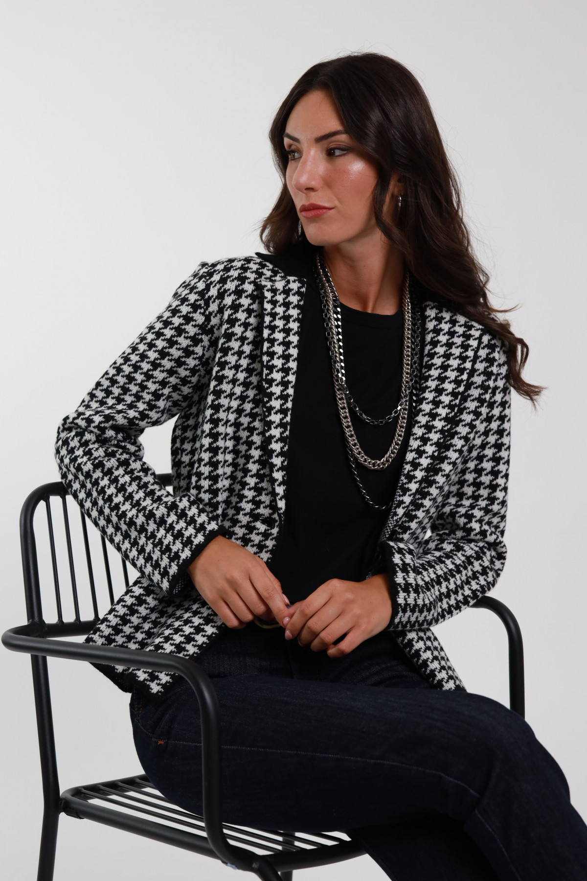 Houndstooth jacket