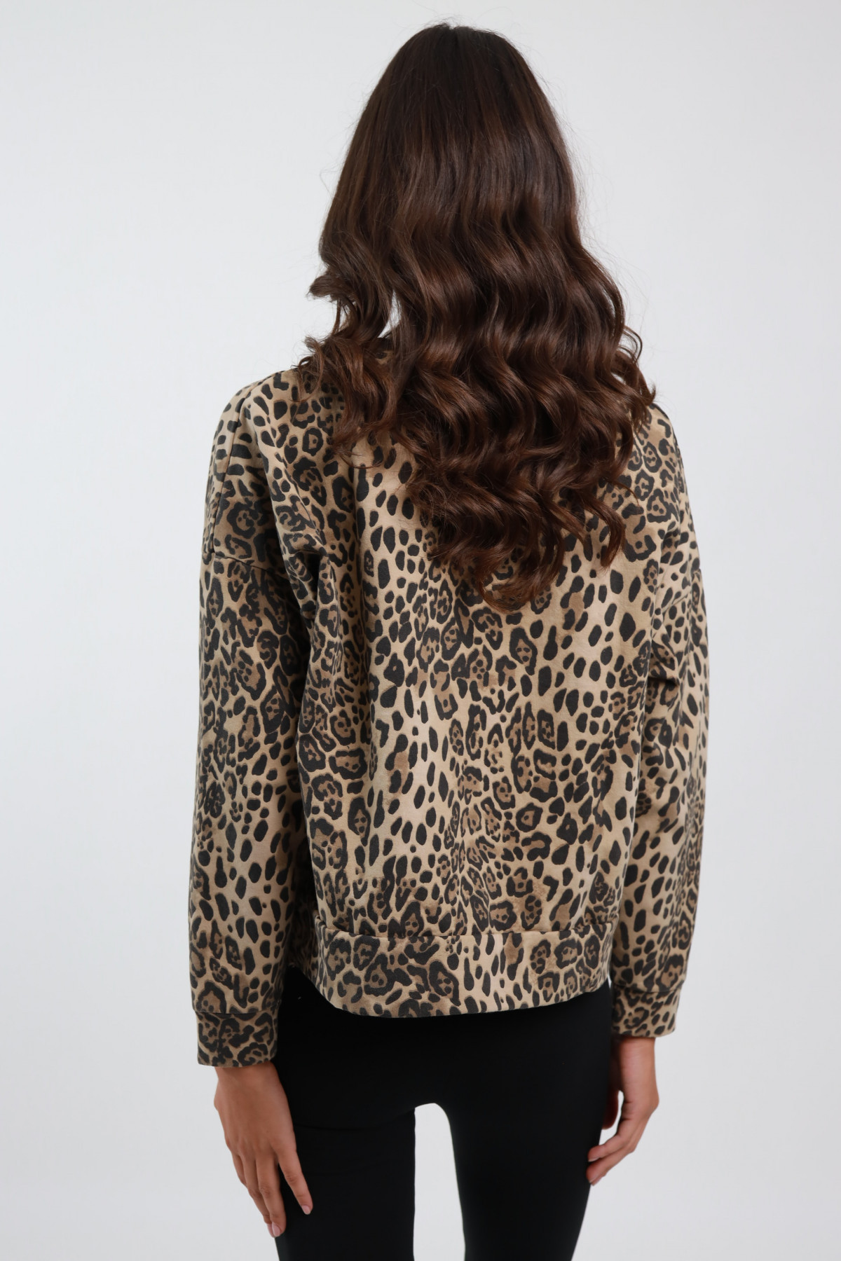 Oversized Spotted Sweatshirt