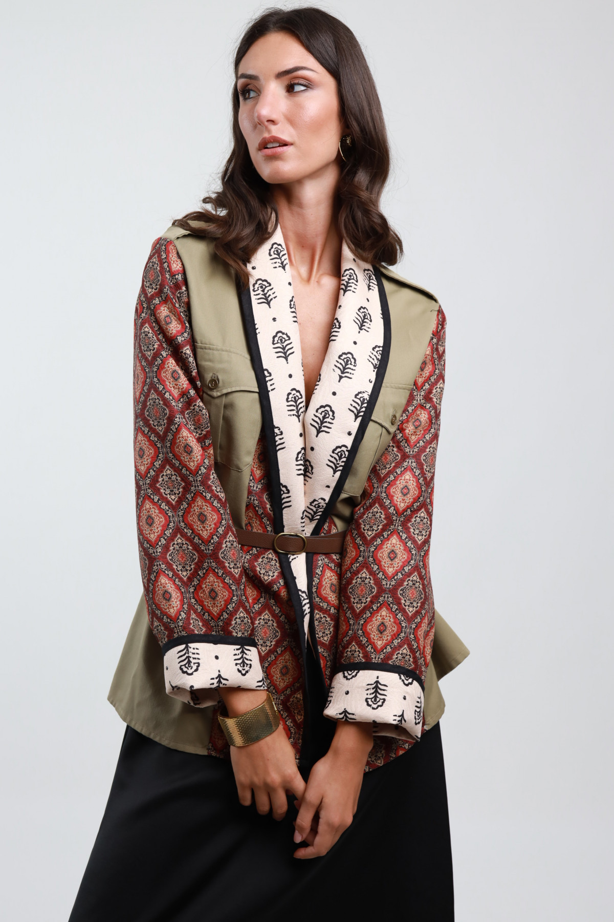 Multi-pattern jacket