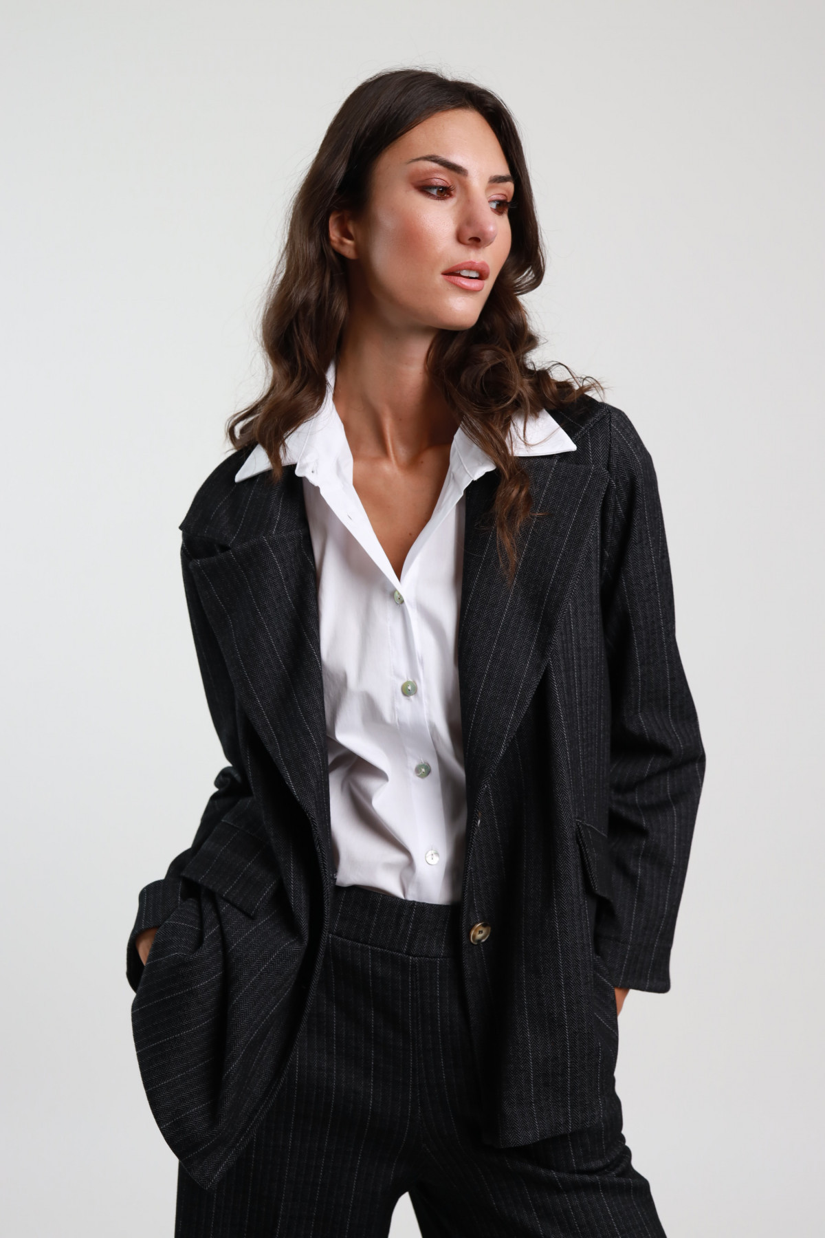 Pinstripe Jacket