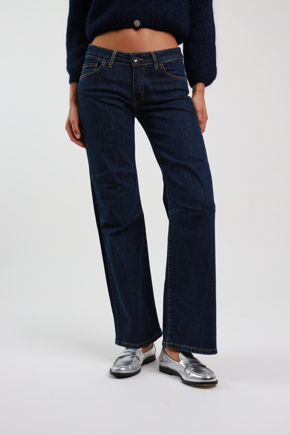 Jeans mit niedriger Taille