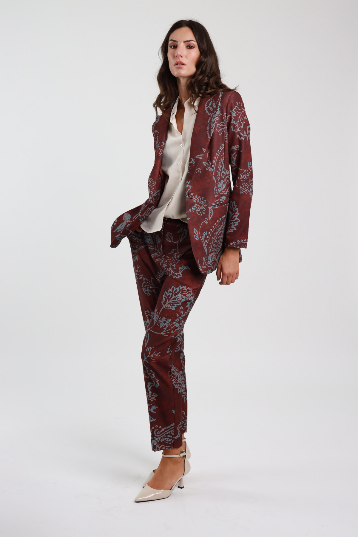 Damask Pattern Trousers