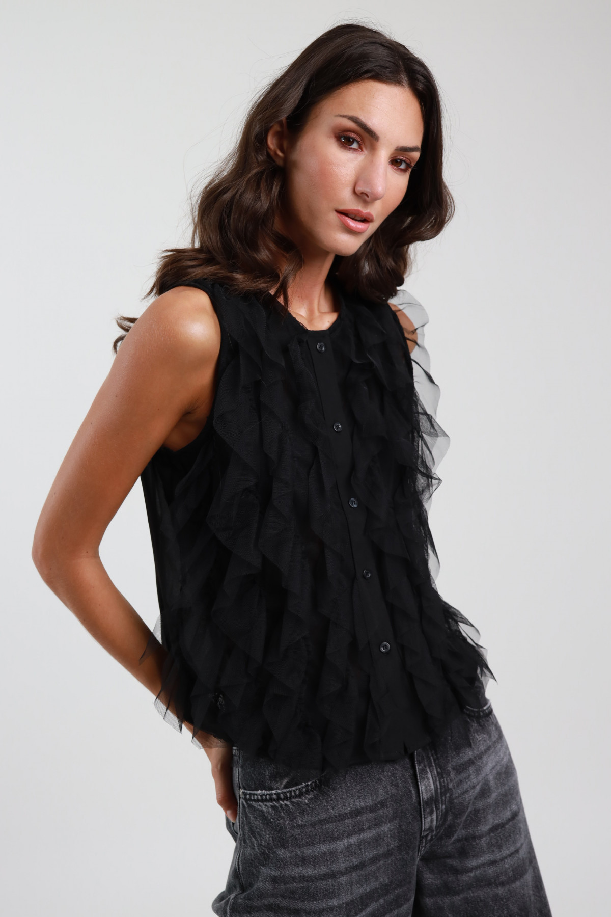 Top With Ruffles