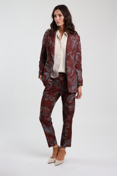 Damask Pattern Trousers