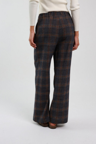 Palazzo Check Pants