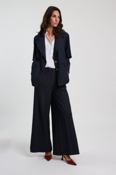 Pinstriped Trousers